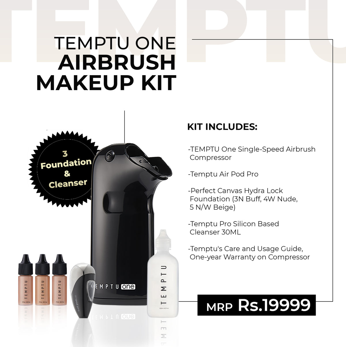 Temptu One Airbrush Kit